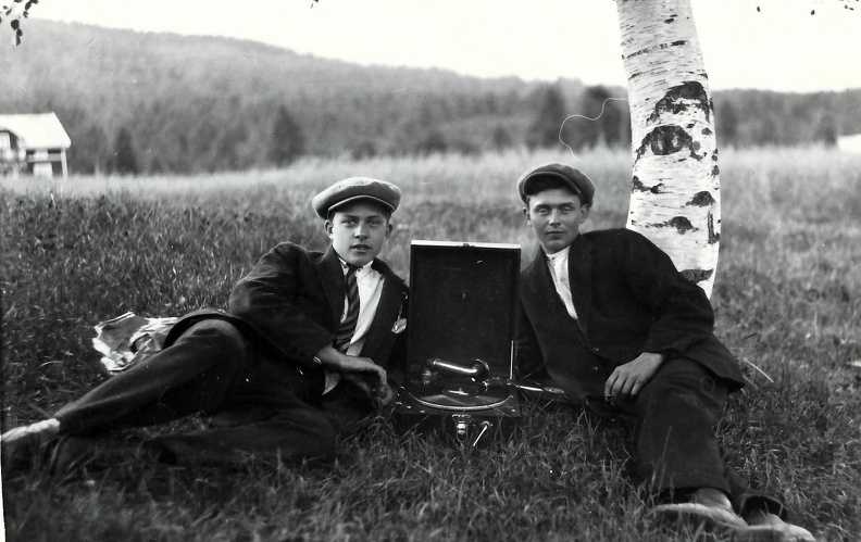 Elis Schröder och Otto Fahlborg